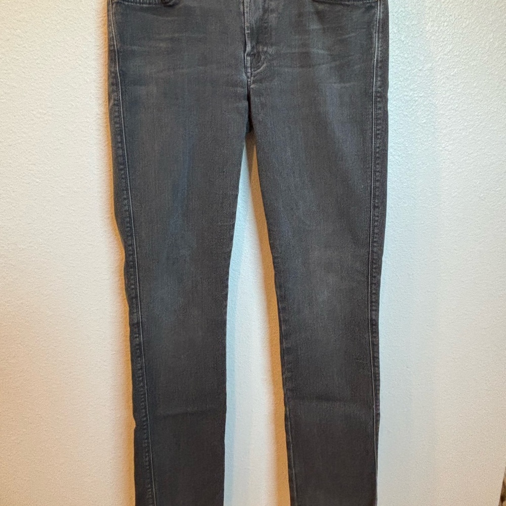 7 For All Mankind Gray Skinny Jeans